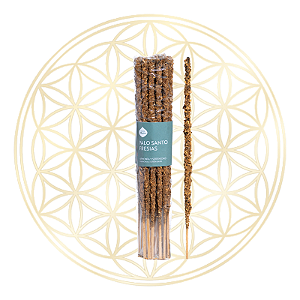 Incenso Sagrada Madre Linha Artesano Palo Santo e Fresias 20 varetas