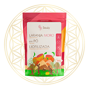 Laranja Moro em Pó Liofilizada Souly 300g