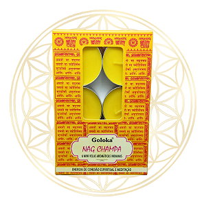 Vela Aromática P/ Rechaud Indiana Goloka - NAG CHAMPA