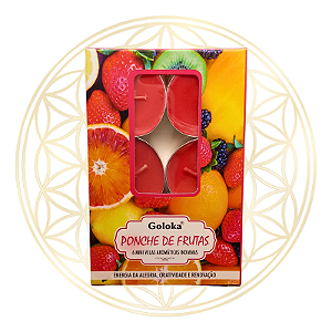 Vela Aromática P/ Rechaud Indiana Goloka - PONCHE DE FRUTAS