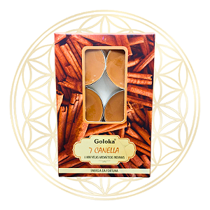 Vela Aromática P/ Rechaud Indiana Goloka - CANELA