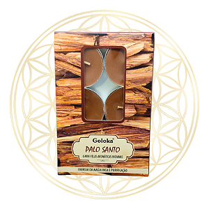 Vela Aromática P/ Rechaud Indiana Goloka - PALO SANTO