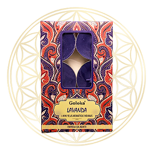 Vela Aromática P/ Rechaud Indiana Goloka - LAVANDA