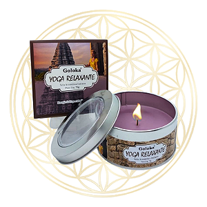 Vela Aromática Indiana Goloka - Yoga Relaxante