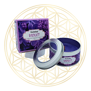 Vela Aromática Indiana Goloka - Violeta
