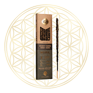 Incenso Sagrada Madre Vareta Linha Dois Aromas Natural - Alecrim e Olíbano