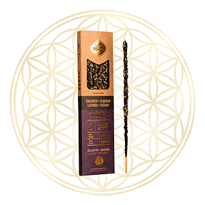 Incenso Sagrada Madre Vareta Linha Dois Aromas Natural - Lavanda e Olíbano