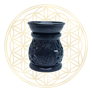Rechaud Pedra Sabão M - PRETO