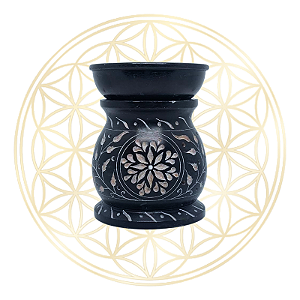 Rechaud Pedra Sabão G  - PRETO