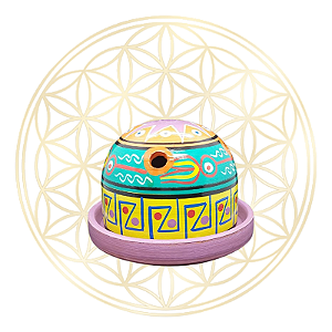 Incensário Peruano P/ Bombitas | Ervas | Resinas - LILÁS