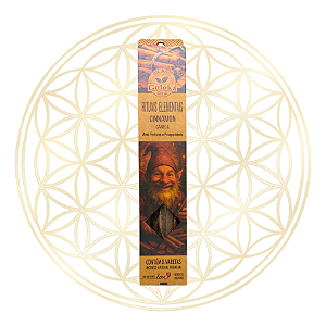 Incenso Goloka Vareta Linha Rituais Elementais - CANELA