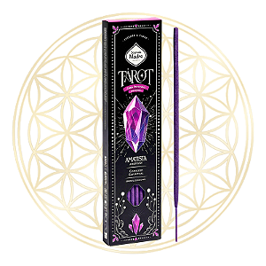 Incenso Sagrada Madre Vareta Linha Tarot Gemas Protetoras - Ametista