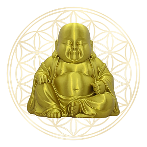 Porta Incenso Buda - Dourado