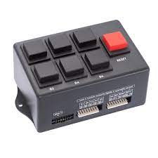 MODULO LINEAR-HCS - NICE Módulo de botoeira 7 teclas Controle de acesso