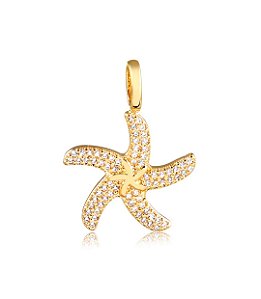 Pingente Estrela Do Mar cravejada