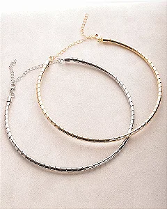 Colar aro choker maximlista bali