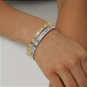 Bracelete Trevo Cravejado