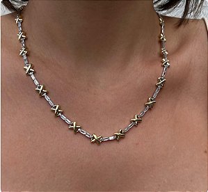 Colar Riviera X Inspired Tiff Baguetes