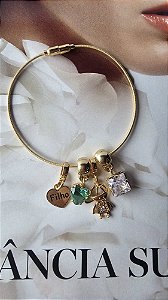 Pulseira Corda Violão Pingentes Menino Filho