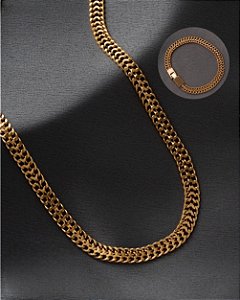 Colar Choker Lacraia 6mm Luxo