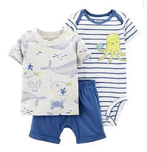 Conjunto Carter's - 3 peças
