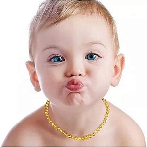 Colar Âmbar para bebê