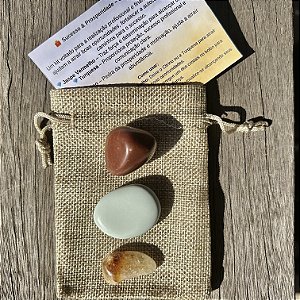 Sucesso e Prosperidade - Kit de Cristais