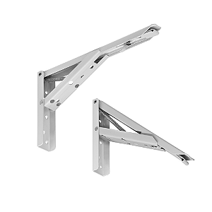 Suporte Mão Francesa Dobrável Retrátil Reforçada 30cm