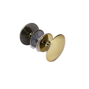 Puxador Para Box e Porta de Vidro Blindex Redondo Dourado Brilho