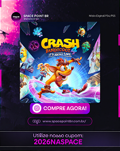 Crash Bandicoot 4: It's About Time PS4/PS5 Mídia Digital