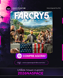 Far Cry 5 PS4/PS5 Mídia Digital