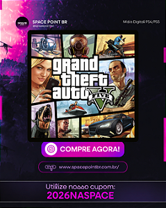 GTA V PS4/PS5 Mídia Digital