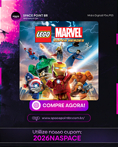 LEGO MARVEL SUPER HEROIS PS4/PS5 Mídia Digital