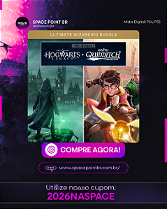 HOGWARTS LEGACY DELUXE EDITION + HARRY POTTER QUIDDITCH CHAMPIONS PS4/PS5 Mídia Digital