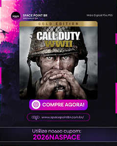 Call of Duty WWII - Edição Ouro PS4/PS5 Mídia Digital