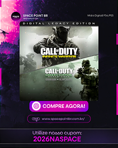 CALL OF DUTY INFINITE WARFARE + CALL OF DUTY MODERN WARFARE REMASTARED PS4/PS5 Mídia Digital