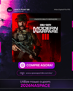 CALL OF DUTY MODERN WARFARE 3 PS4/PS5 Mídia Digital