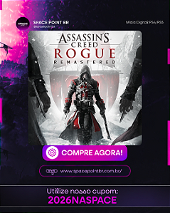 Assassin’s Creed ROGUE REMASTERED PS4/PS5 Mídia Digital