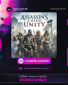 Assassins Creed Unity PS4/PS5 Mídia Digital