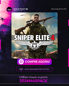 SNIPER ELITE 4 PS4/PS5 Mídia Digital