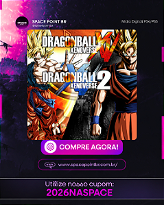 DRAGON BALL XENOVERSE 1+2 PS4/PS5 Mídia Digital