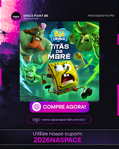 BOB ESPONJA: TITÃS DA MARÉ PS5 Mídia Digital