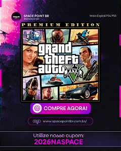 GTA V PREMIUM EDITION PS4/PS5 Mídia Digital