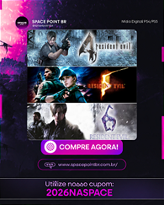 Resident Evil Pacote Triplo ( 4,5,6 ) Mídia Digital