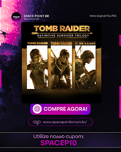 TOMB RAIDER DEFINITIVE SURVIVOR TRILOGY PS4/PS5 MÍDIA DIGITAL
