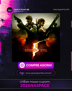 RESIDENT EVIL 5 PS4/PS5 MÍDIA DIGITAL