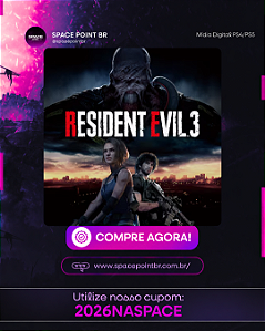 RESIDENT EVIL 3 REMAKE PS4/PS5 MÍDIA DIGITAL