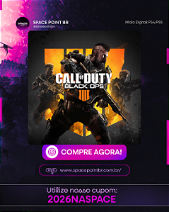 CALL OF DUTY BLACK OPS 4 PS4/PS5 Mídia Digital