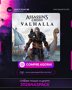 ASSASSIN´S CREED VALHALLA PS4/PS5 Mídia Digital