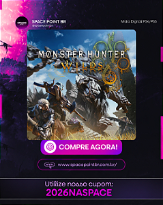 MONSTER HUNTER WILDS PS5 Mídia Digital